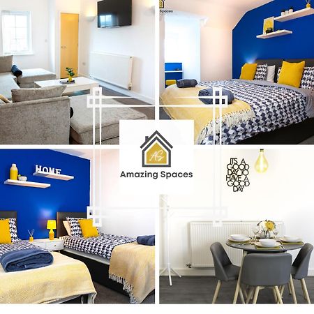 Large Unique 2 Bedroom Duplex Apartment With Private Parking & Free Wifi - Vat Qualifying By Amazing Spaces Relocations Ltd وارينغتون المظهر الخارجي الصورة