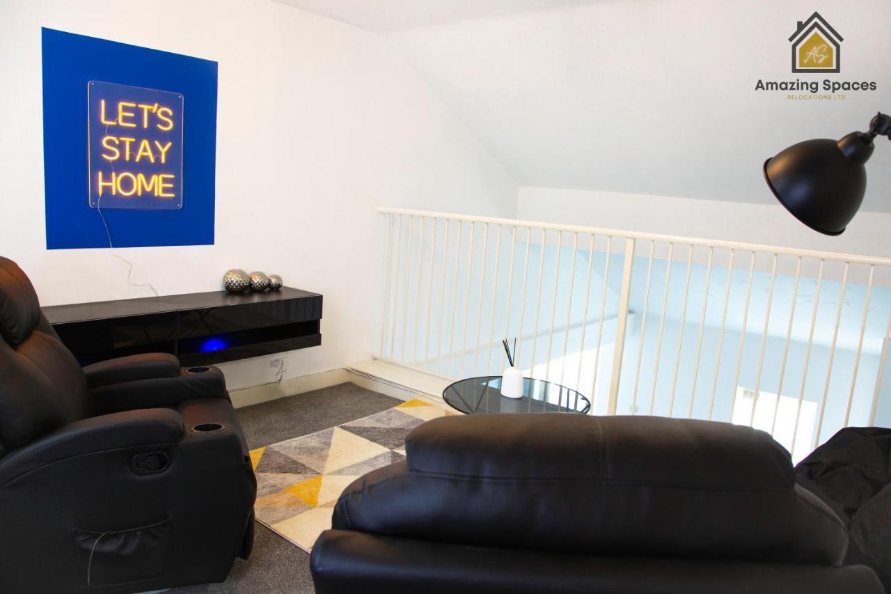 Large Unique 2 Bedroom Duplex Apartment With Private Parking & Free Wifi - Vat Qualifying By Amazing Spaces Relocations Ltd وارينغتون المظهر الخارجي الصورة