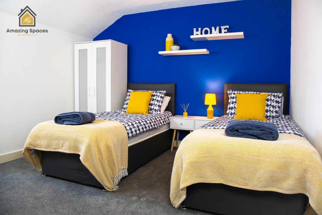 Large Unique 2 Bedroom Duplex Apartment With Private Parking & Free Wifi - Vat Qualifying By Amazing Spaces Relocations Ltd وارينغتون المظهر الخارجي الصورة
