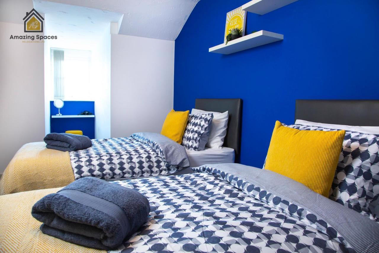 Large Unique 2 Bedroom Duplex Apartment With Private Parking & Free Wifi - Vat Qualifying By Amazing Spaces Relocations Ltd وارينغتون المظهر الخارجي الصورة