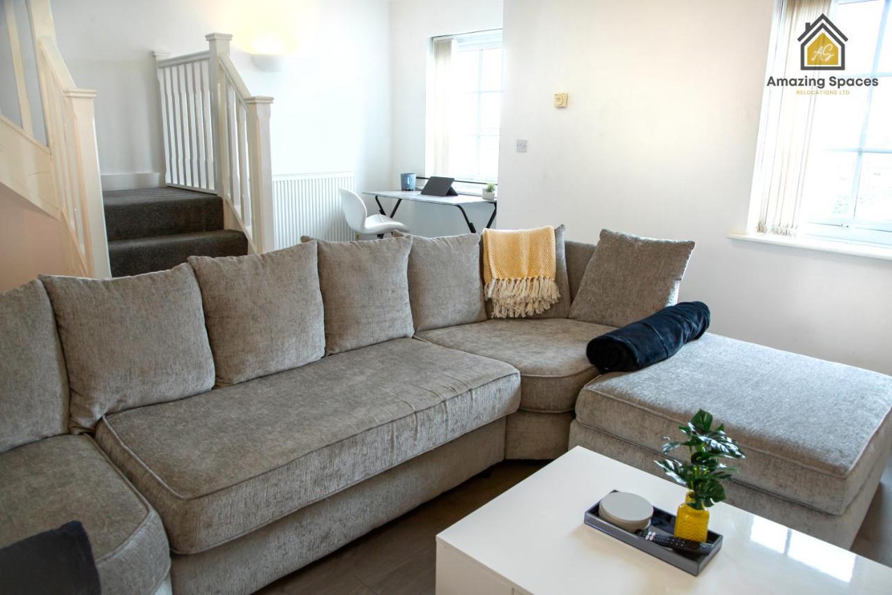 Large Unique 2 Bedroom Duplex Apartment With Private Parking & Free Wifi - Vat Qualifying By Amazing Spaces Relocations Ltd وارينغتون المظهر الخارجي الصورة