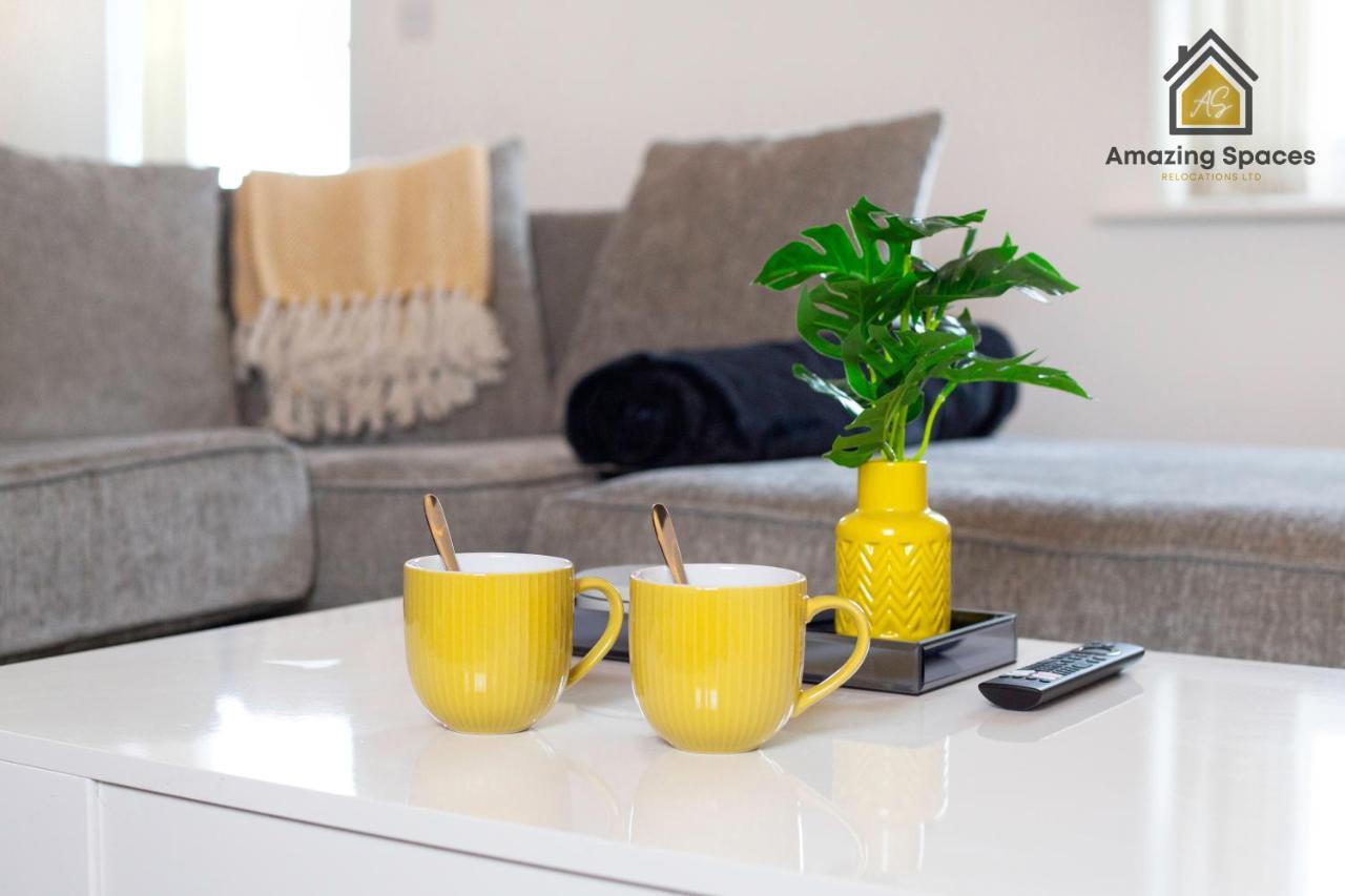 Large Unique 2 Bedroom Duplex Apartment With Private Parking & Free Wifi - Vat Qualifying By Amazing Spaces Relocations Ltd وارينغتون المظهر الخارجي الصورة